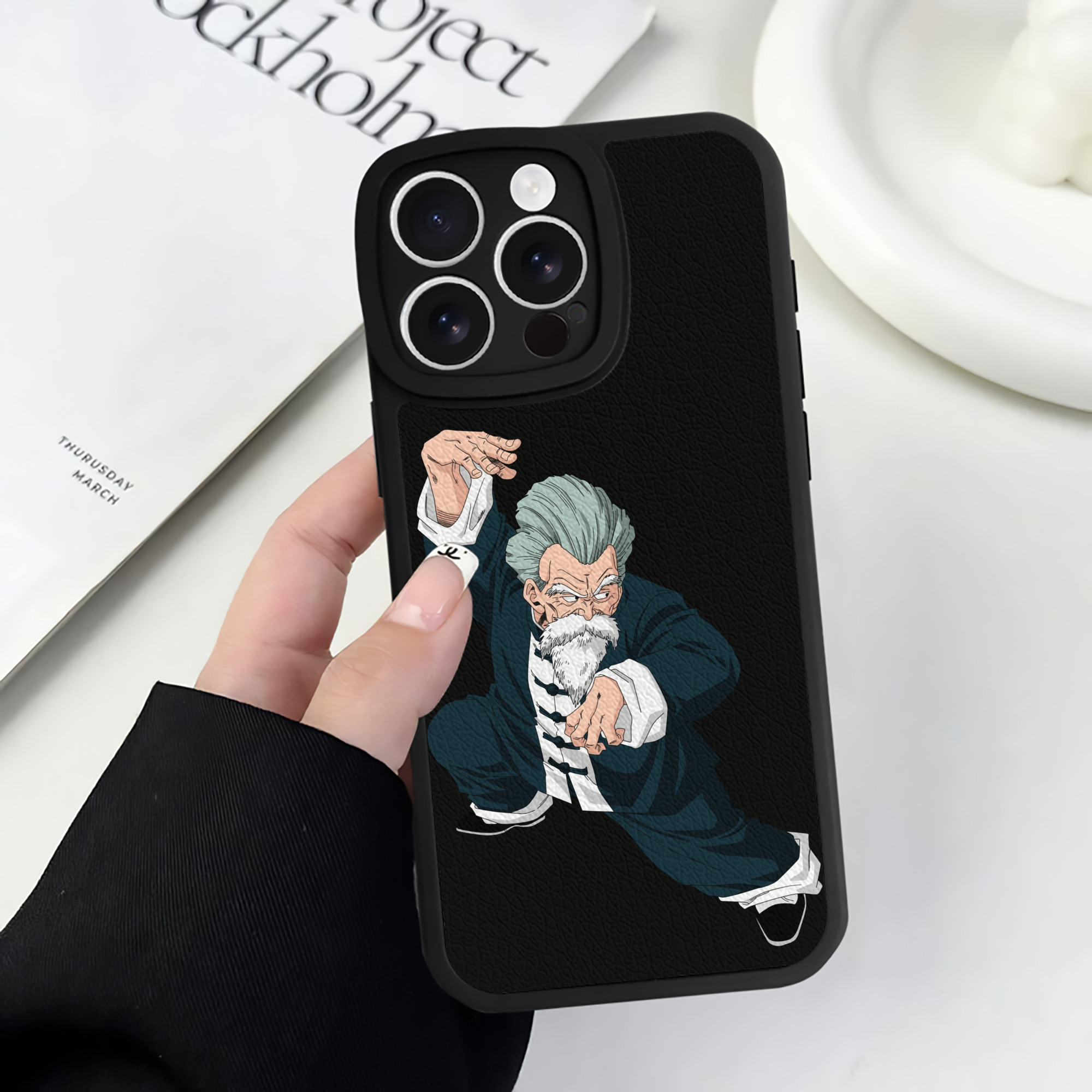 （画像用） ドラゴンボール DRAGON BALL 【iPhone 16シリーズ対応】シリコンスマホケース（レザー調） 材質：シリコン
